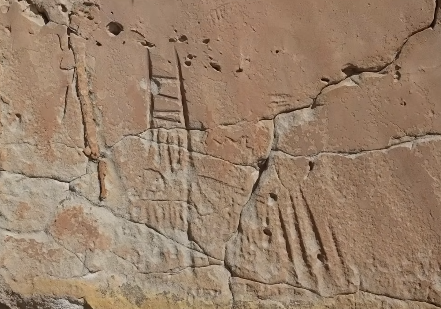 Shoshoni rock art around 1800